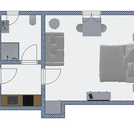Apartmán Bismarck 1884 B13 Norderney